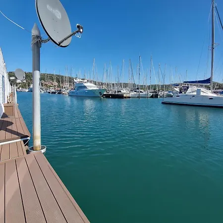 보트호텔 Luxury Floating Sea House Star Line - With Jacuzzi - Marina 포르토로즈